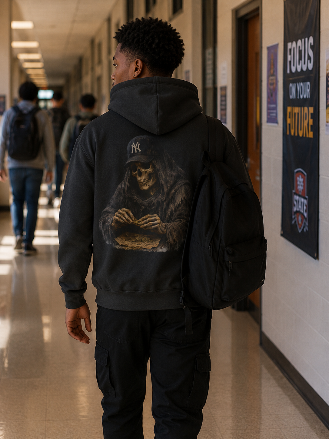 Grim Society “Roll Up” College Edition Hoodie