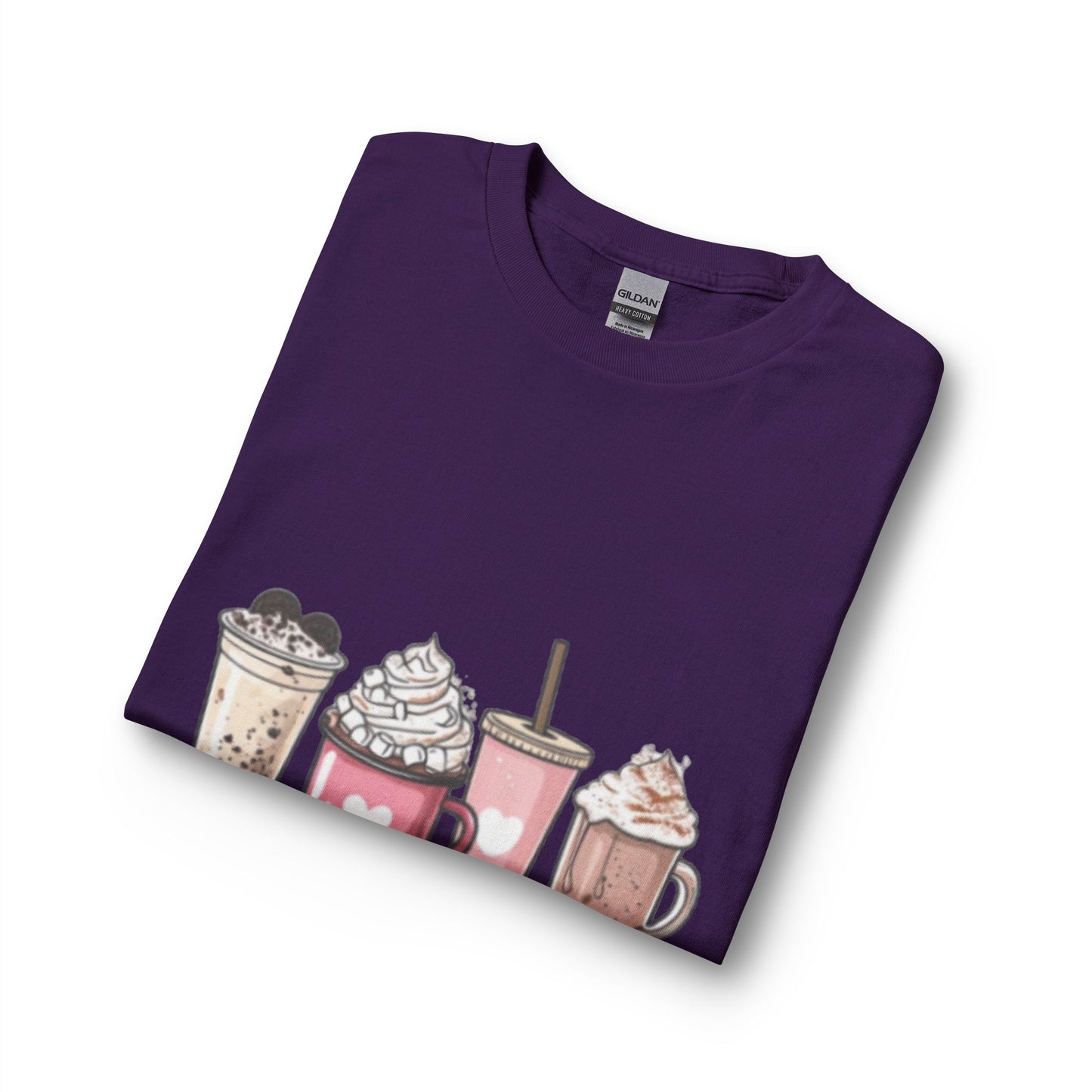 Cute Coffee Drinks Long Sleeve Tee — Cozy Barista-Inspired Shirt