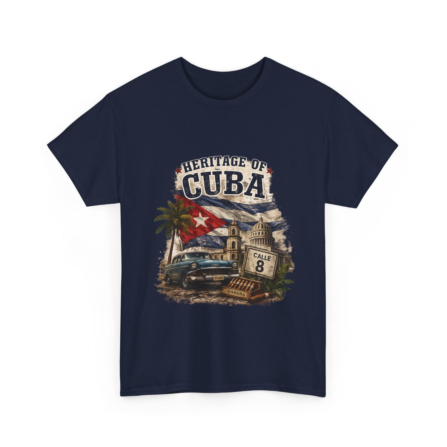 Heritage of Cuba Vintage Graphic Tee