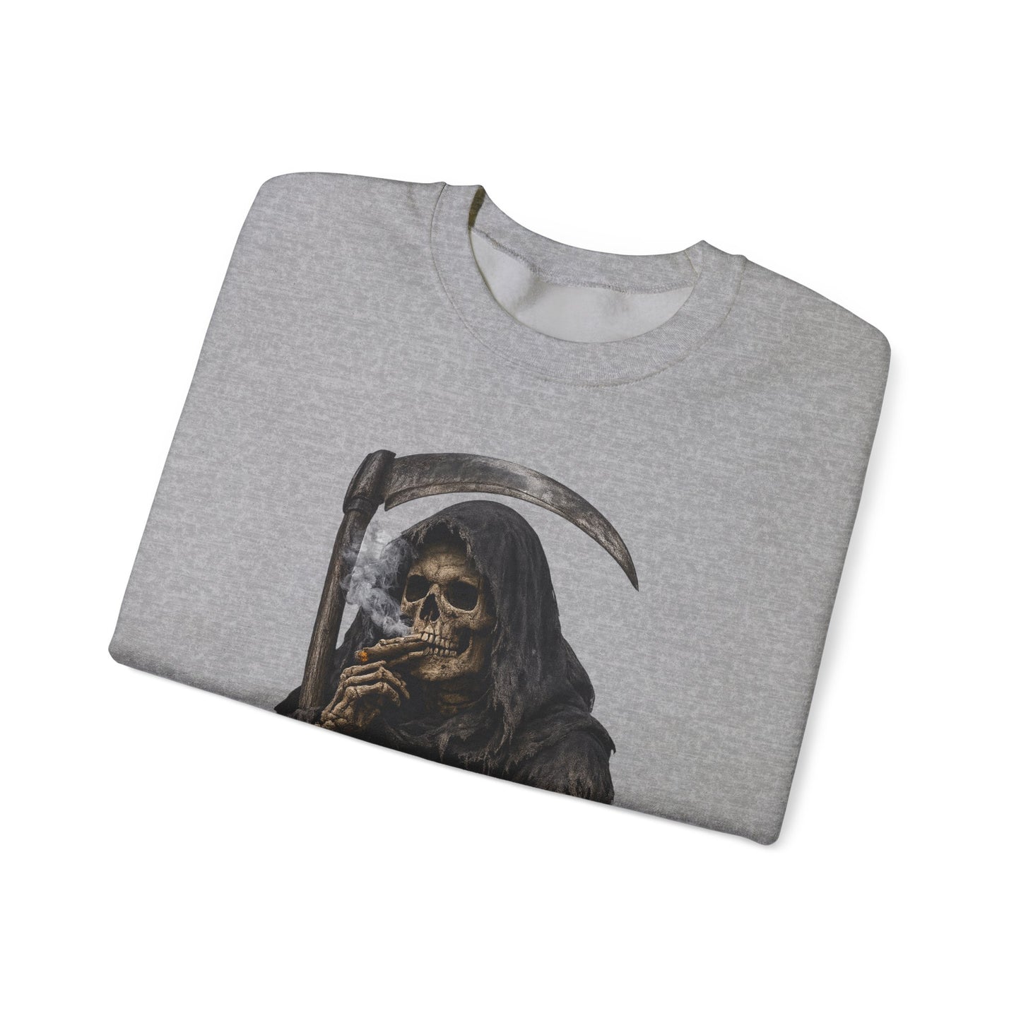 Grim Reaper Sweatshirt Gothic Streetwear Crewneck