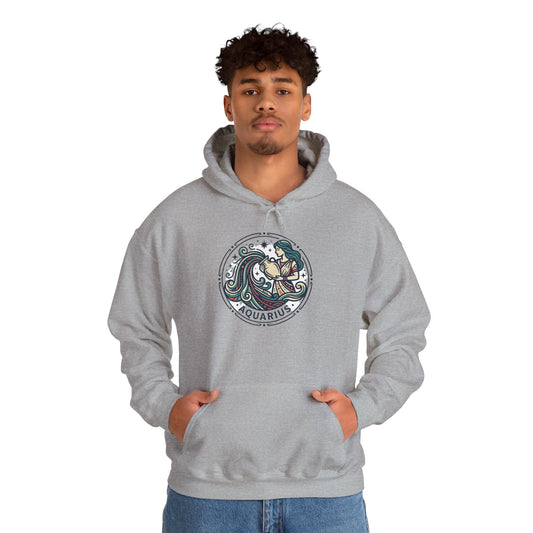 Aquarius Zodiac Hoodie — Star Sign Astrology Sweatshirt