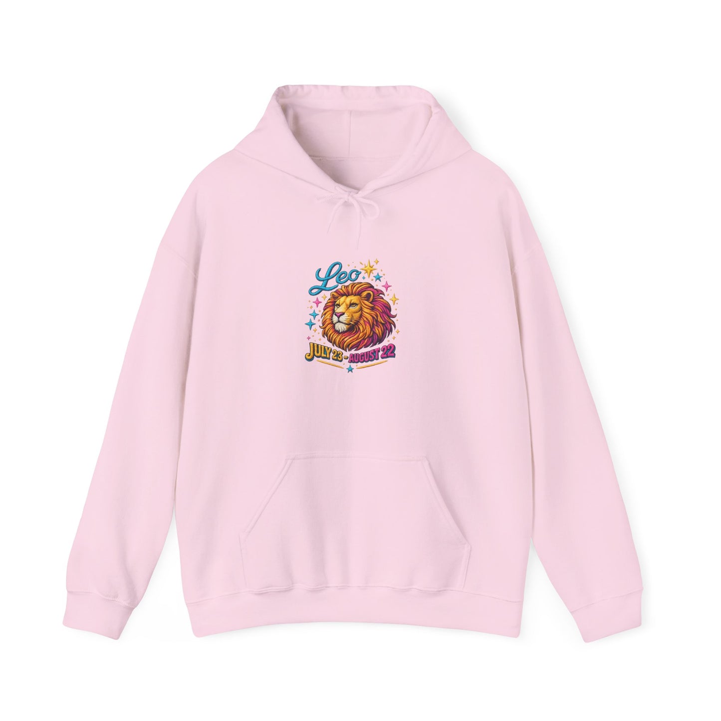Leo Zodiac Lion Hoodie - 'Leo' Horoscope Graphic Sweatshirt (July 23–Aug 22)