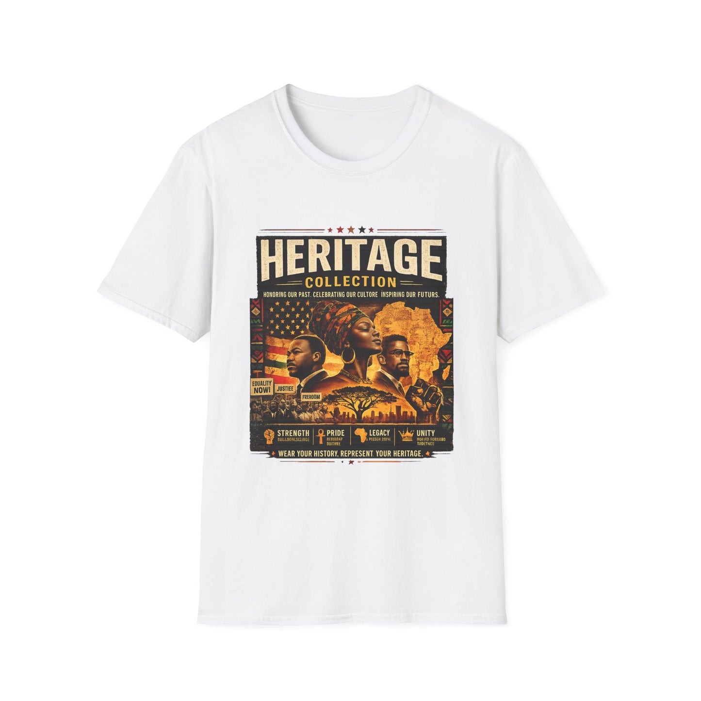 Heritage Collection African American History Graphic Tee | Cultural Pride Shirt