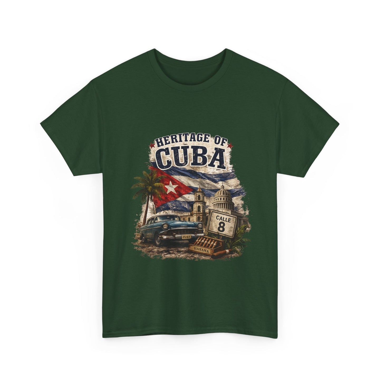 Heritage of Cuba Vintage Graphic Tee