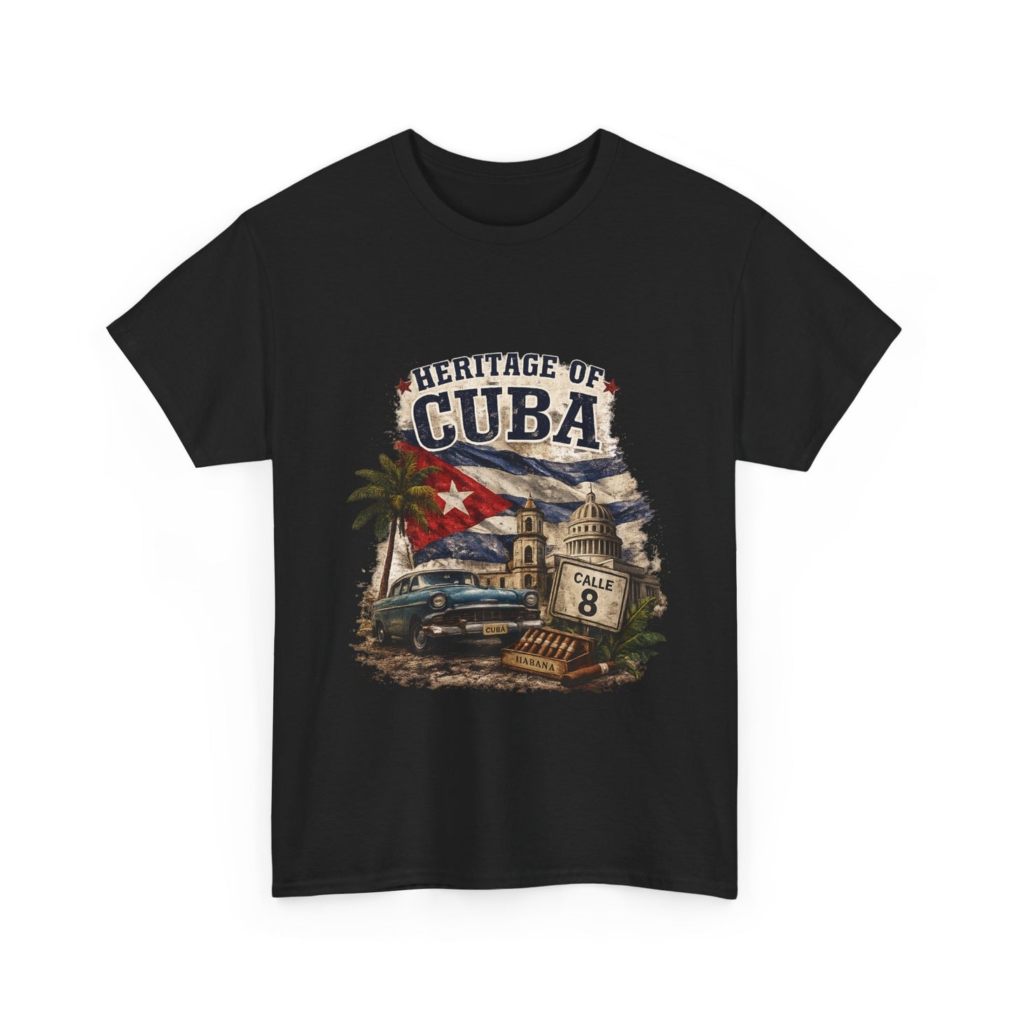 Heritage of Cuba Vintage Graphic Tee