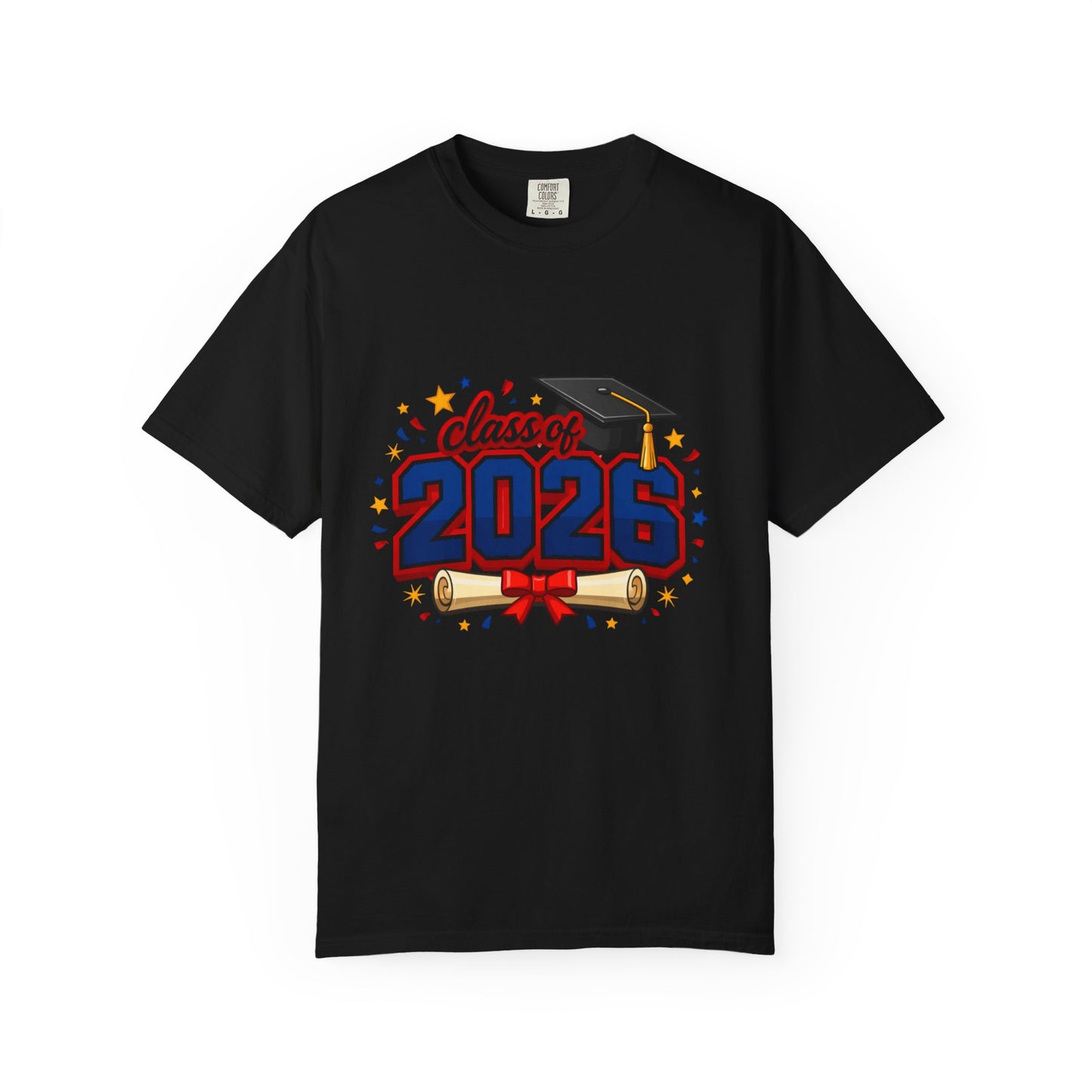 Class of 2026 Graduation T-Shirt — Cap & Diploma Celebration Tee