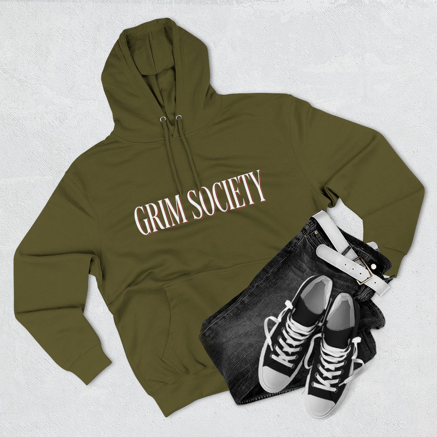 Grim Society “Roll Up” College Edition Hoodie