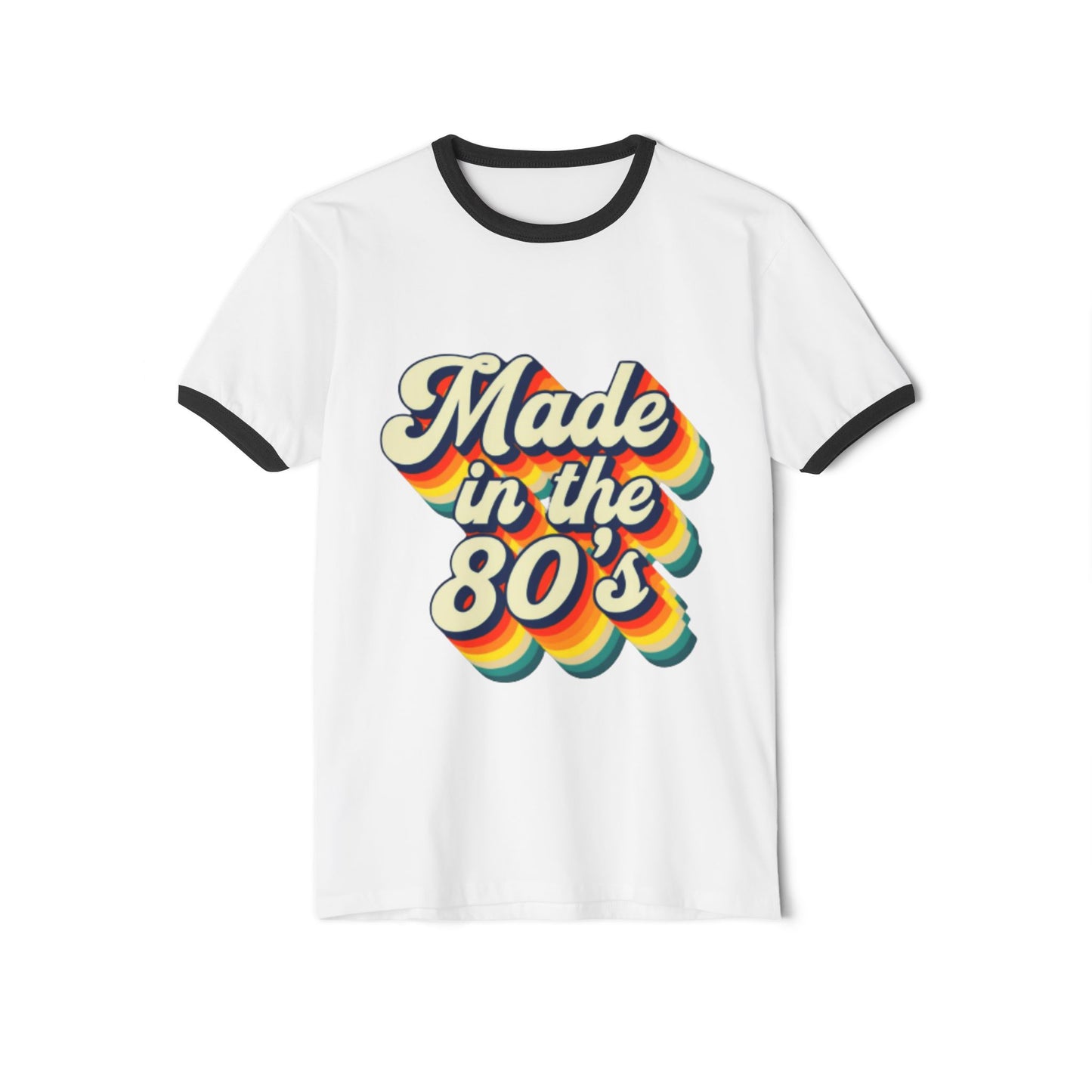 Made in the 80's Ringer T-Shirt — Retro Vintage 80s Graphic Tee