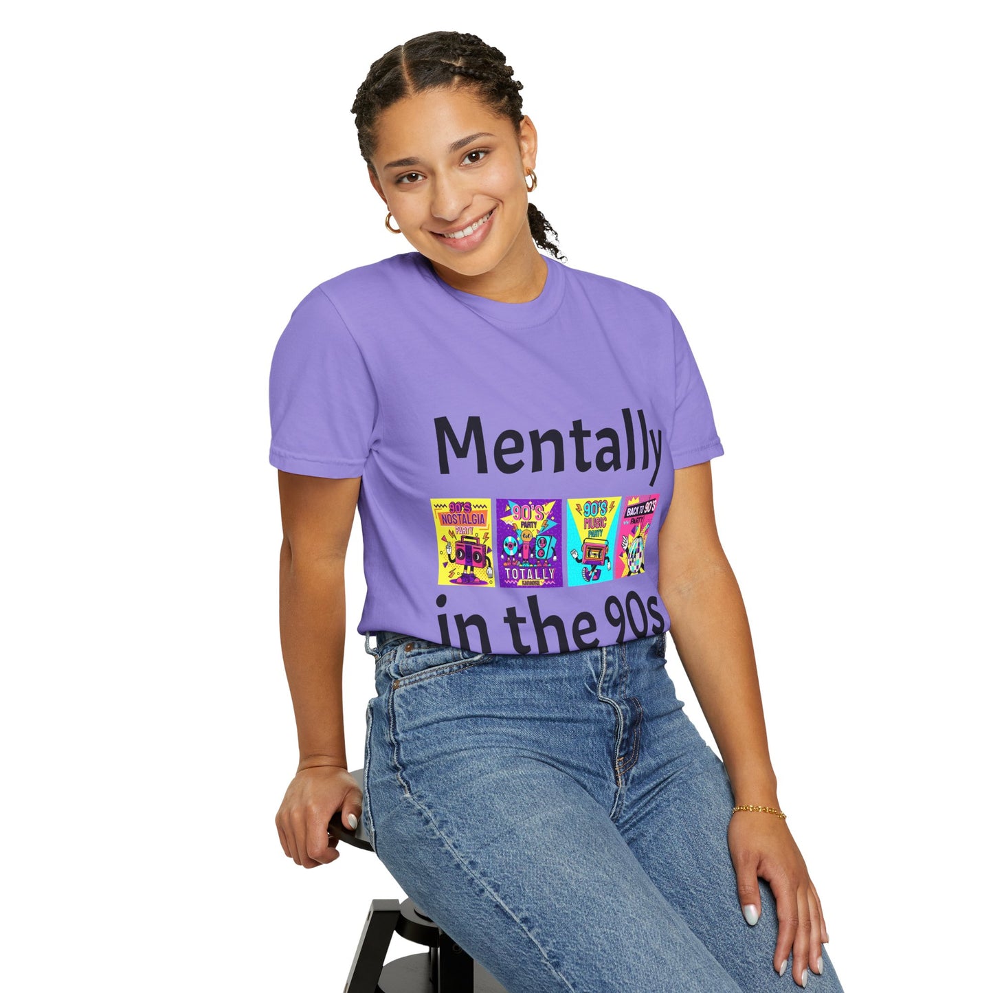 Mentally in the 90s T-Shirt — Retro Nostalgia Tee for 90s Kids