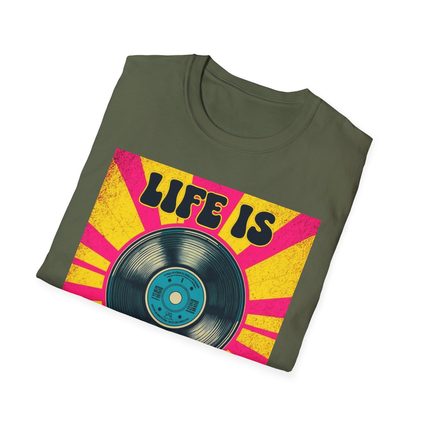 Classic Tracks T-Shirt – Vintage Vinyl 'Life Is Classic Tracks' Tee