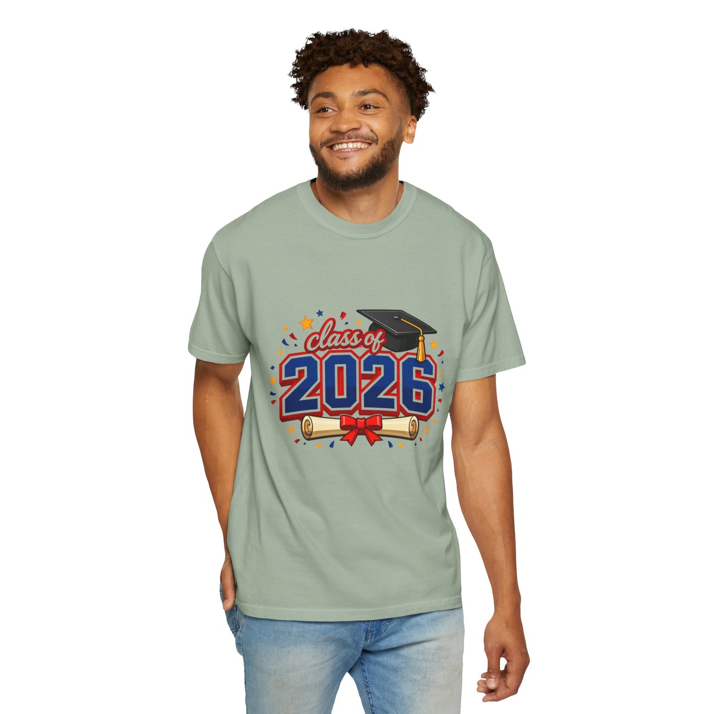 Class of 2026 Graduation T-Shirt — Cap & Diploma Celebration Tee