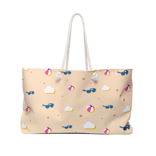 Summer Beach Ball & Sunglasses Weekender Tote