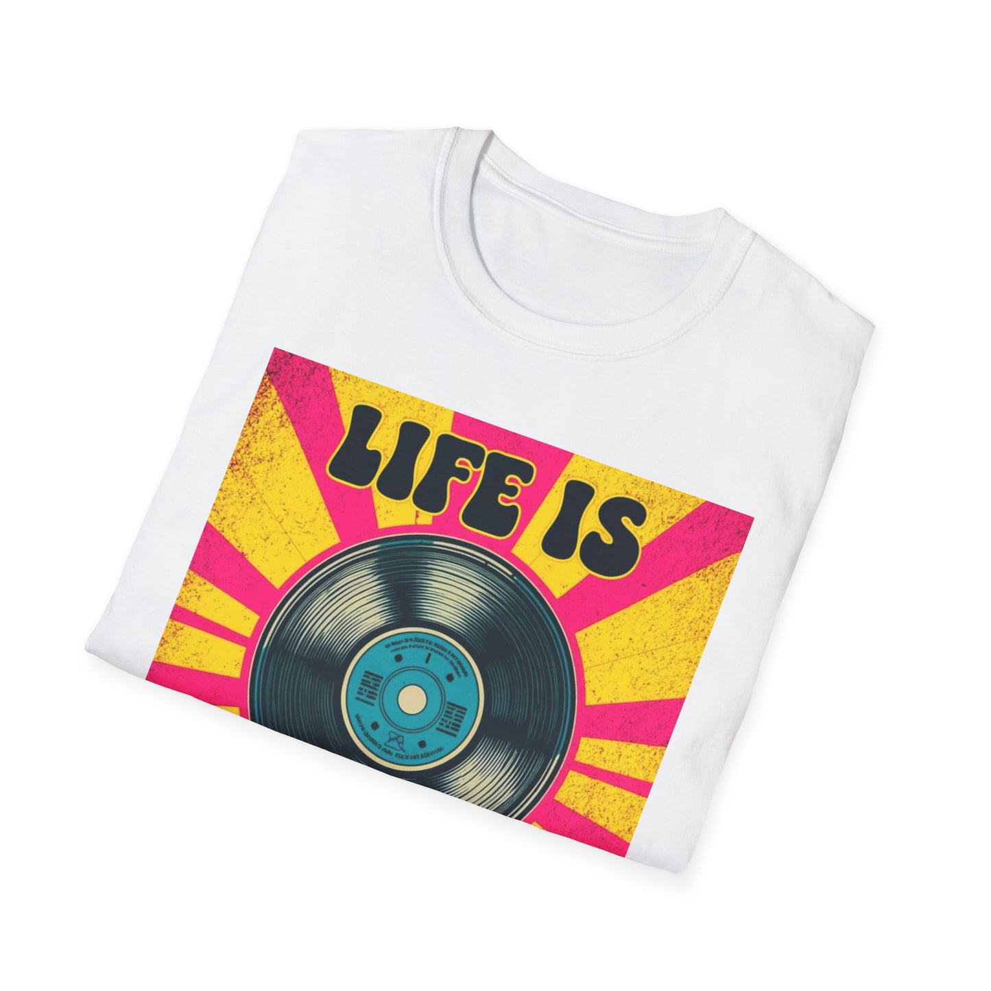 Classic Tracks T-Shirt – Vintage Vinyl 'Life Is Classic Tracks' Tee