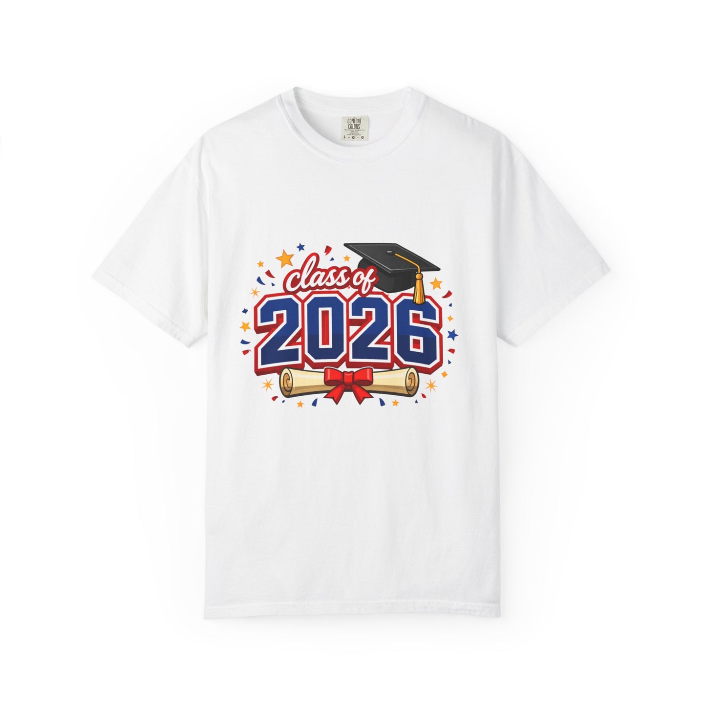 Class of 2026 Graduation T-Shirt — Cap & Diploma Celebration Tee