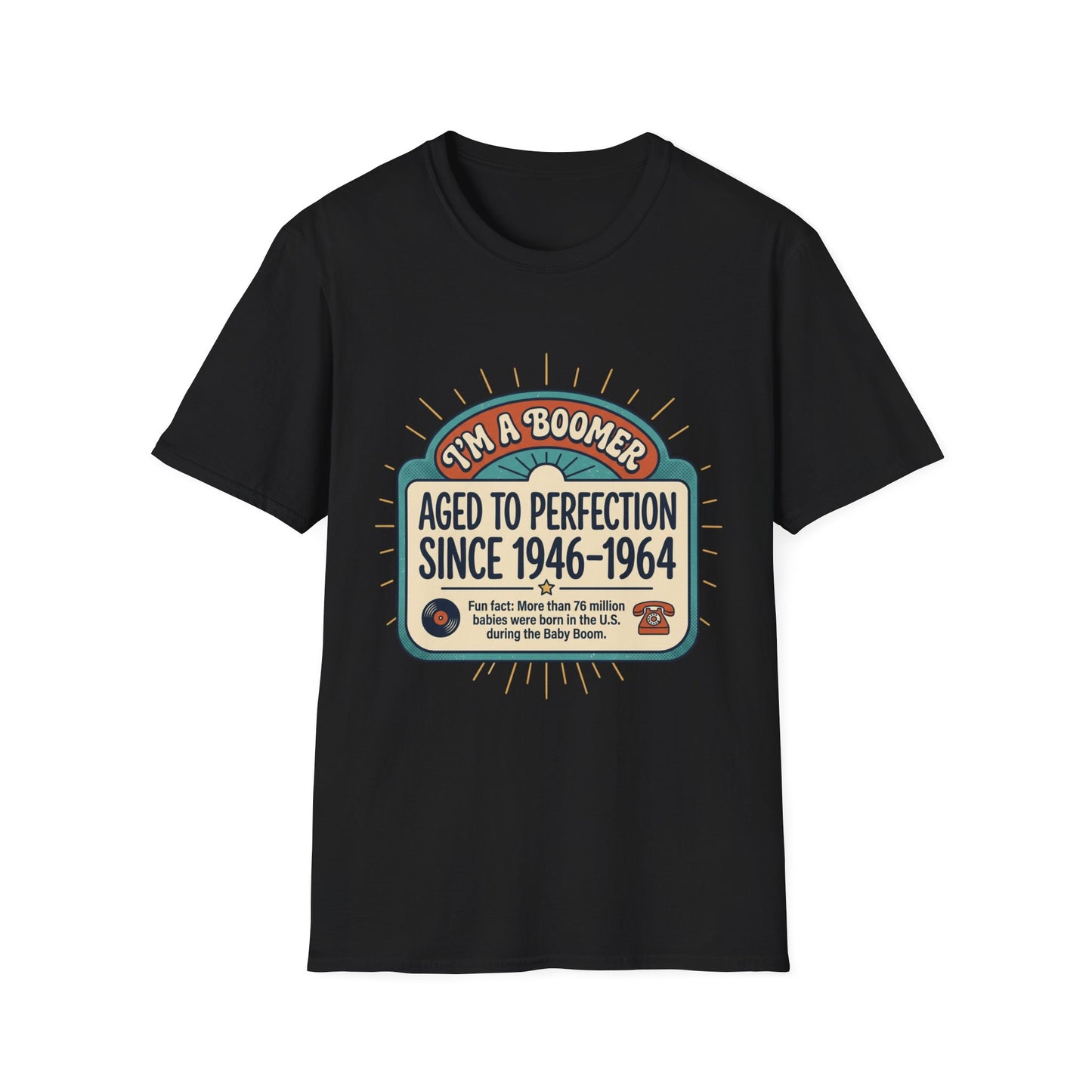 Baby Boomer T-Shirt — Retro Pride Tee for Boomers
