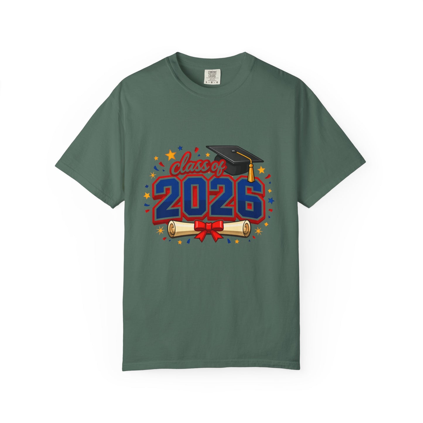 Class of 2026 Graduation T-Shirt — Cap & Diploma Celebration Tee