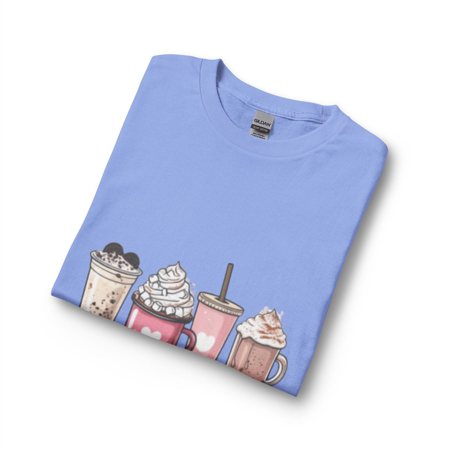 Cute Coffee Drinks Long Sleeve Tee — Cozy Barista-Inspired Shirt