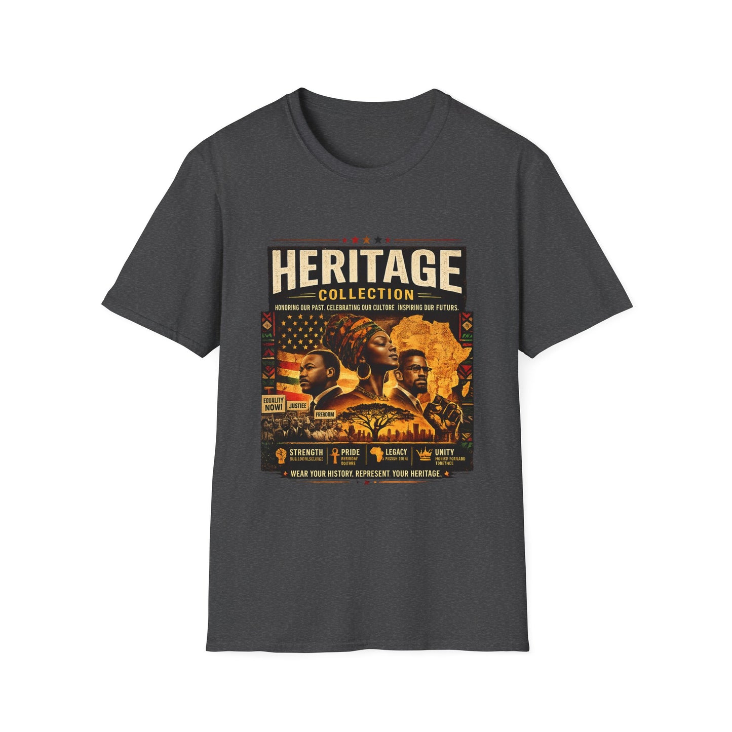 Heritage Collection African American History Graphic Tee | Cultural Pride Shirt
