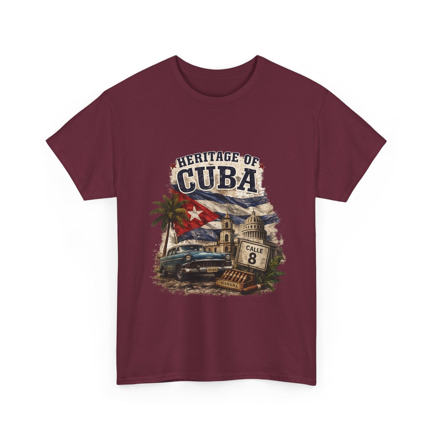 Heritage of Cuba Vintage Graphic Tee