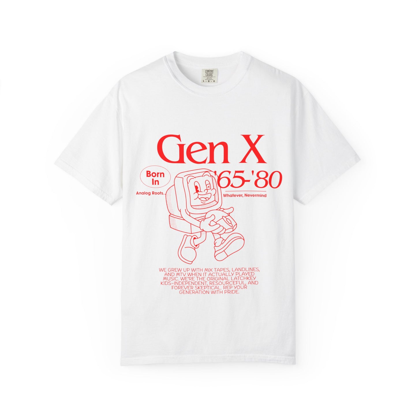 Gen X Born 65–80 Vintage Tee — Retro 1965–1980 Birth Years Shirt