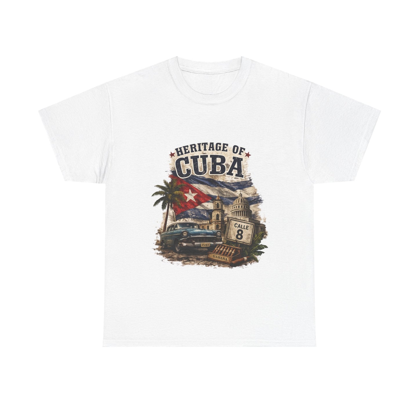 Heritage of Cuba Vintage Graphic Tee