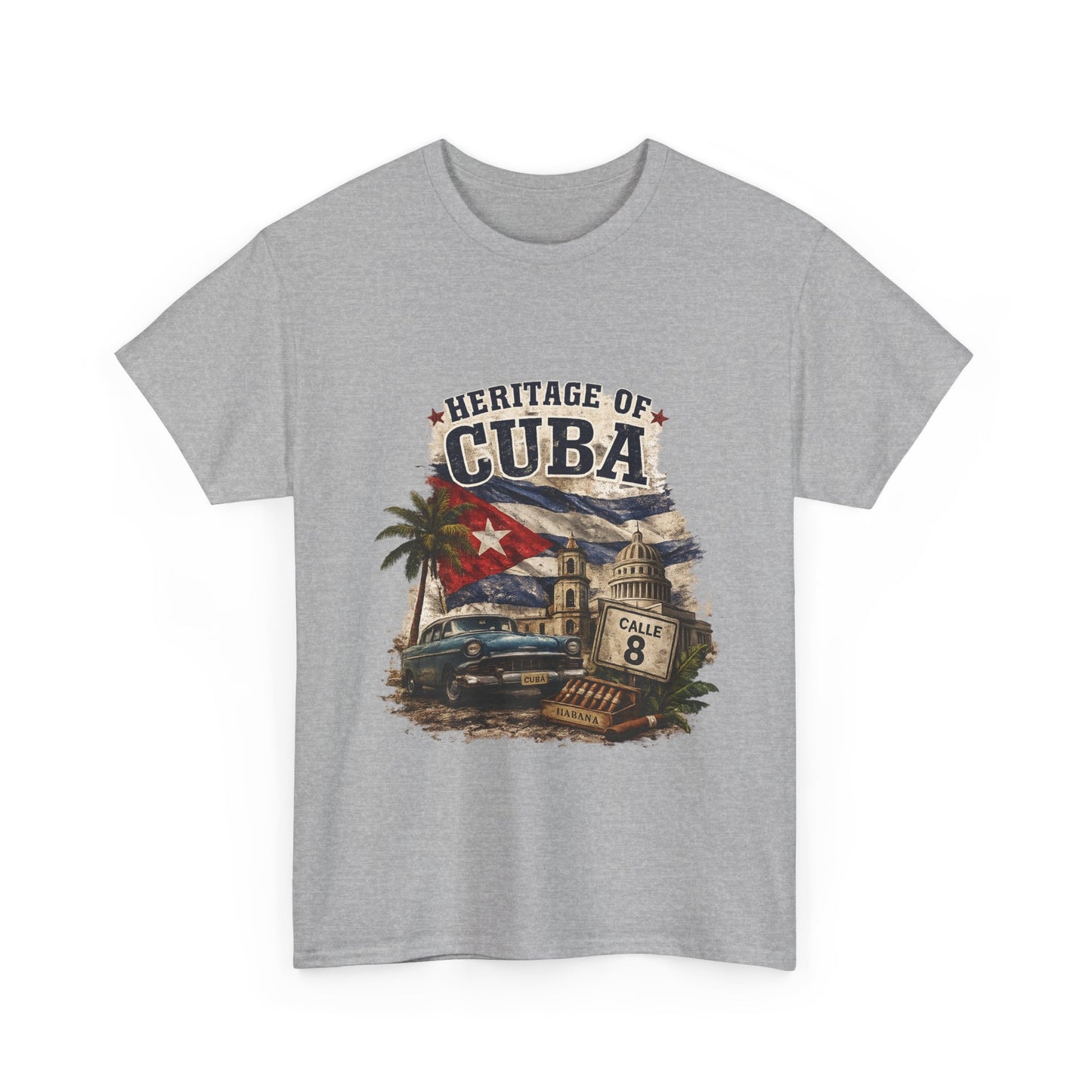 Heritage of Cuba Vintage Graphic Tee