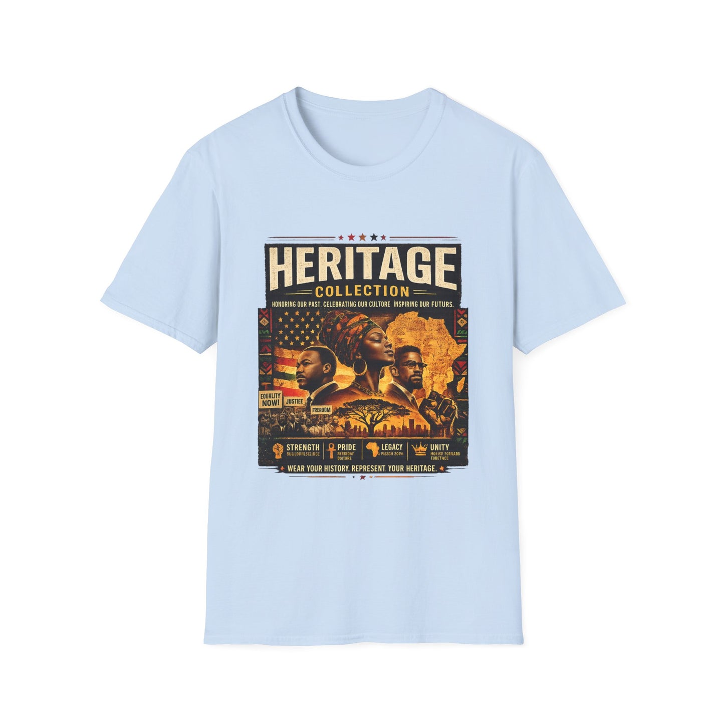 Heritage Collection African American History Graphic Tee | Cultural Pride Shirt