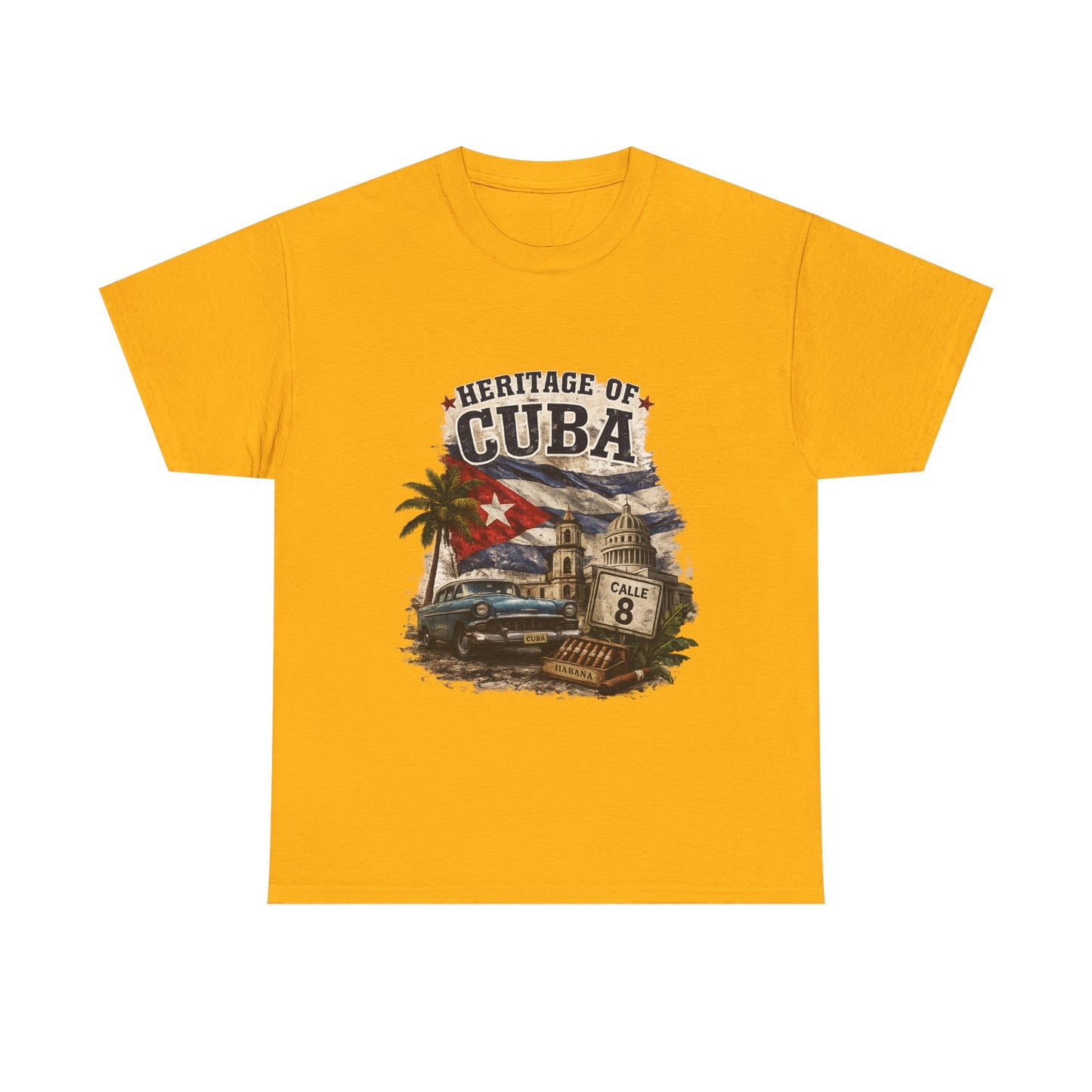 Heritage of Cuba Vintage Graphic Tee