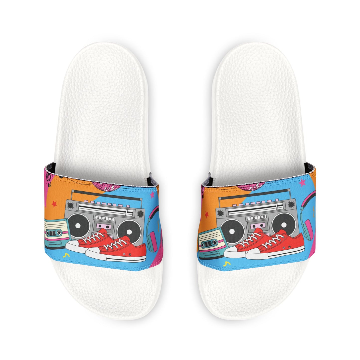 Retro Boombox Graphic Women's Sandals