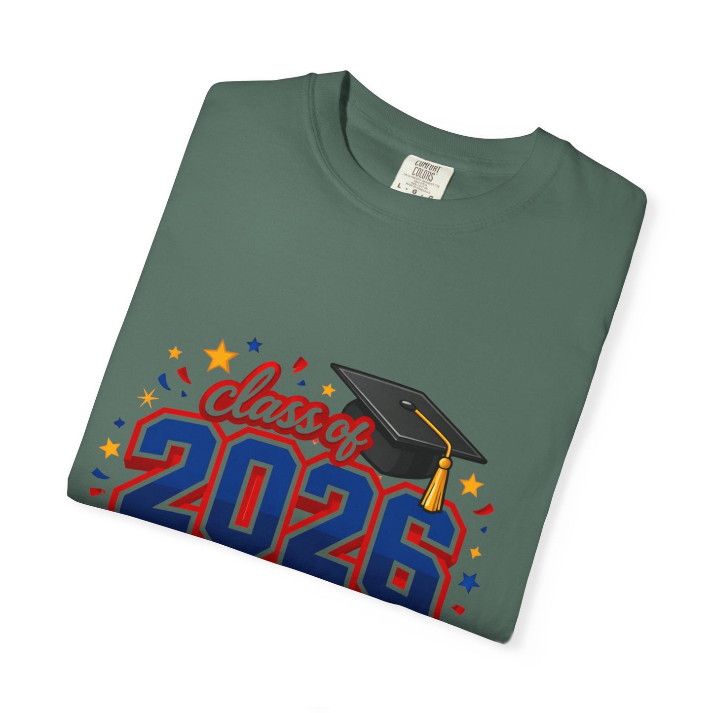 Class of 2026 Graduation T-Shirt — Cap & Diploma Celebration Tee