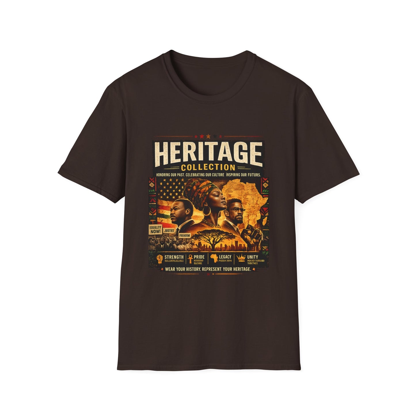 Heritage Collection African American History Graphic Tee | Cultural Pride Shirt