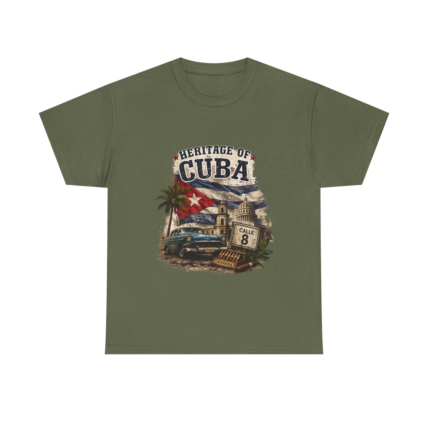 Heritage of Cuba Vintage Graphic Tee