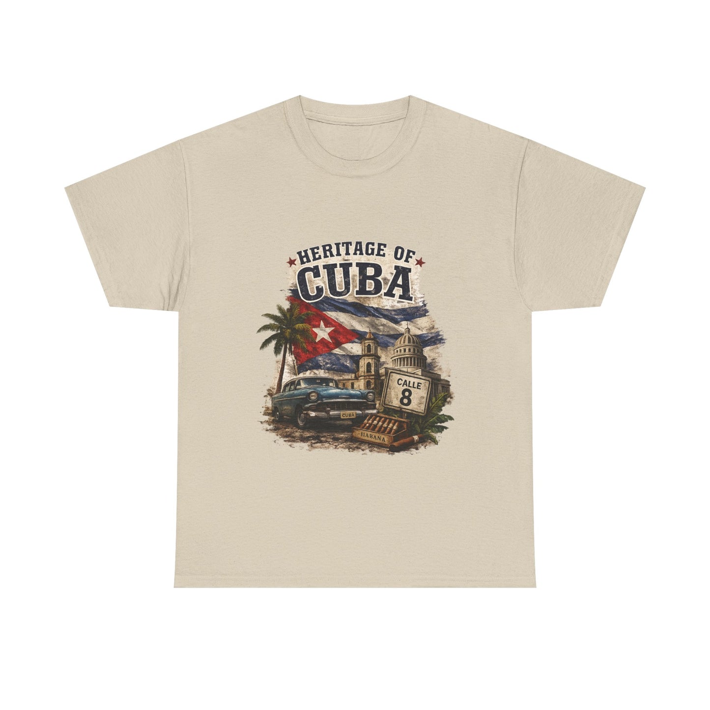 Heritage of Cuba Vintage Graphic Tee