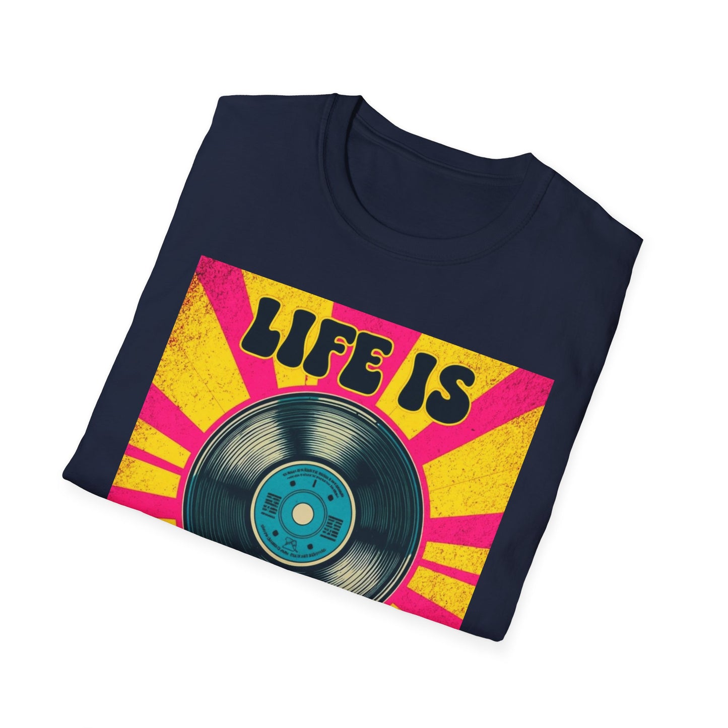 Classic Tracks T-Shirt – Vintage Vinyl 'Life Is Classic Tracks' Tee