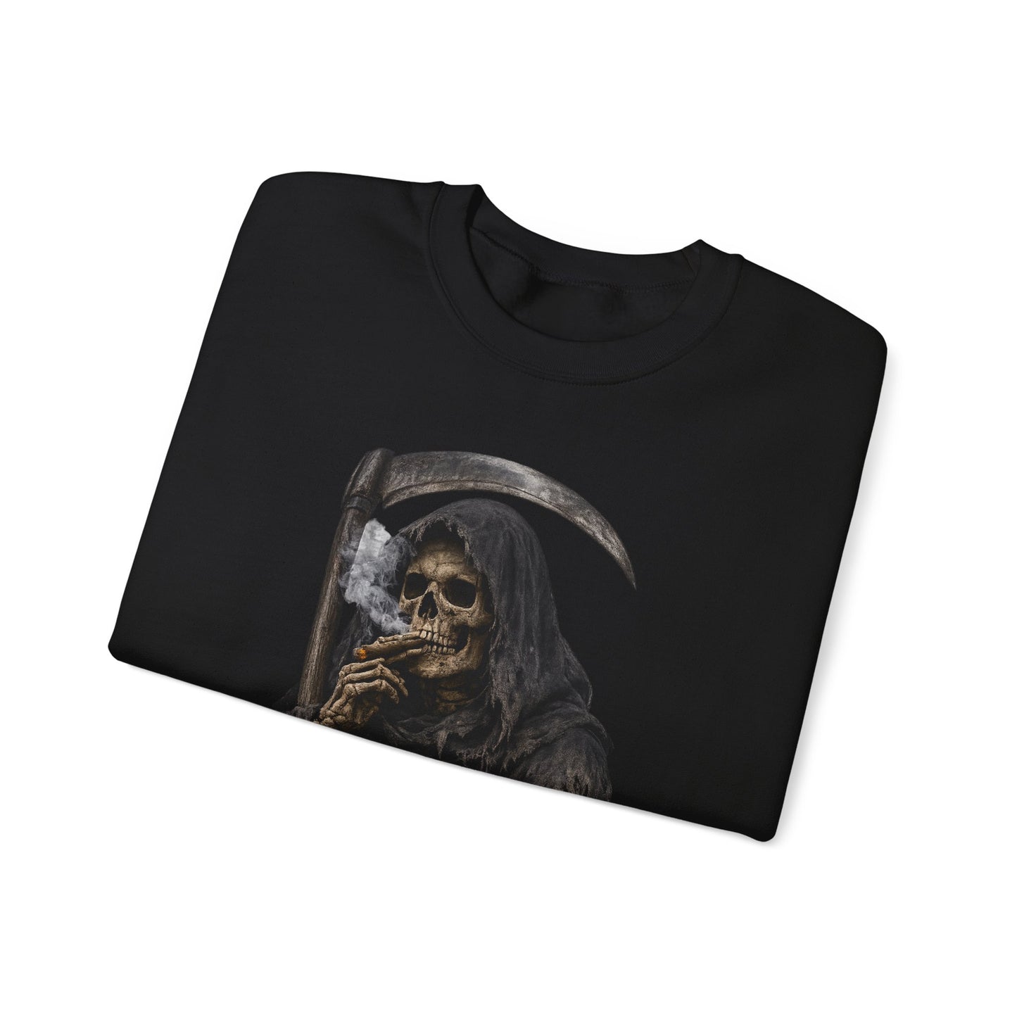 Grim Reaper Sweatshirt Gothic Streetwear Crewneck