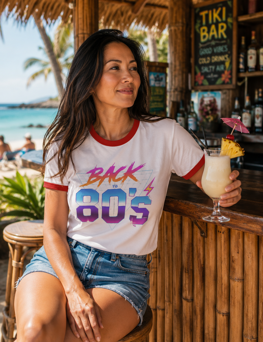 Back to the 80s Ringer Tee