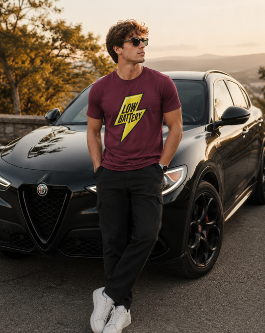 Low Battery Lightning Tee